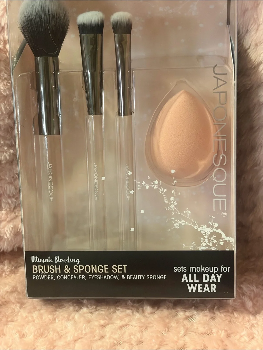 Japonesque Vegan Makeup Ultimate Blending Brush & Sponge Set